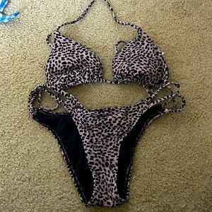 O’Neil swimsuit, size small, halter neck, semi cheeky bottom